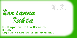 marianna kukta business card